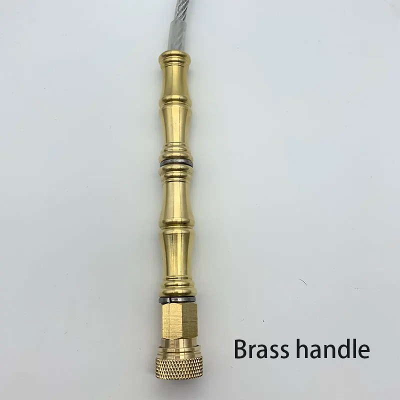 Custom Length Portable Wire Whip Outdoor Self-defense Quick Insertion Flexible Concealed EDC Tactical Window Breaker