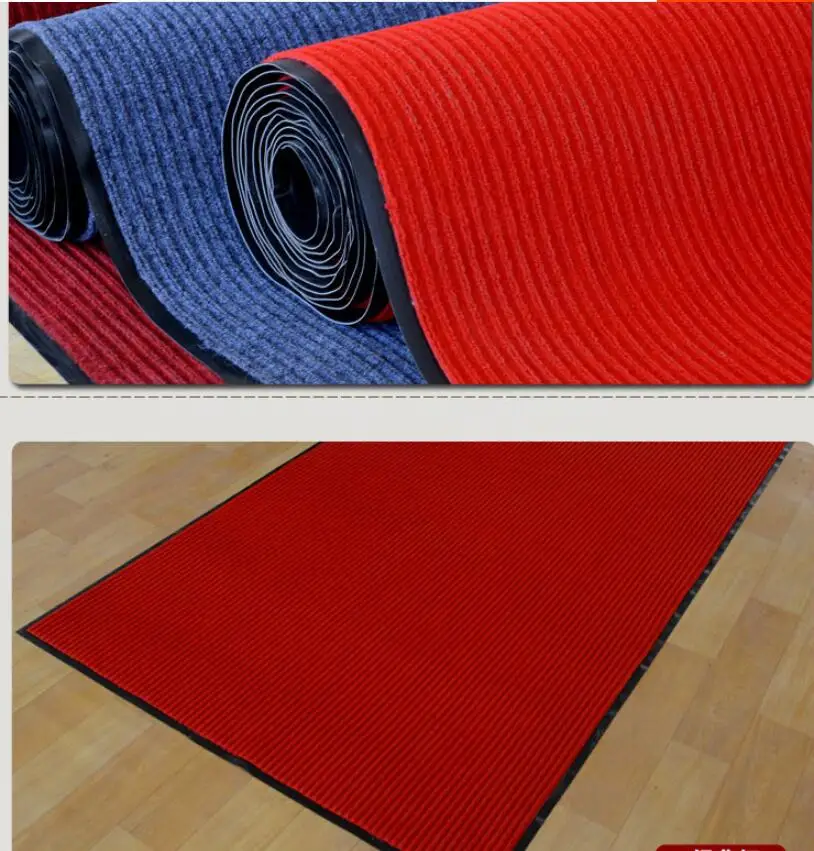 Gang gangpad pvc matten kan worden aangepast size anti-slip mat rode loper festival tapijt