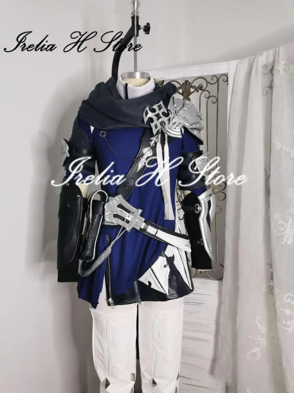 

Irelia H Store Custom made FF14 Cosplays Final Fantasy XIV 5.0 Alphinaud Leveilleur Cosplay Costume book props Full set