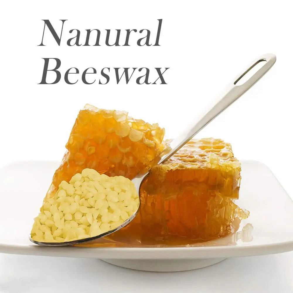 1000g Pure Natural Beeswax 100% No Added Soy Wax DIY Handmade Gift Wax Candle Making Supplies Yellow And White Beeswax