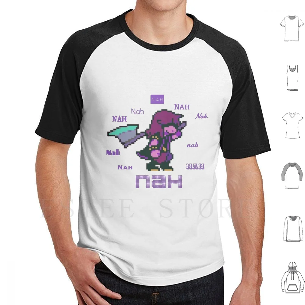 Nah' Deltarune Susie T Shirt Men Cotton 6xl Deltarune Undertale Sans Frisk Papyrus Toby Fox Flowey Games Videogames Rpg Youtube