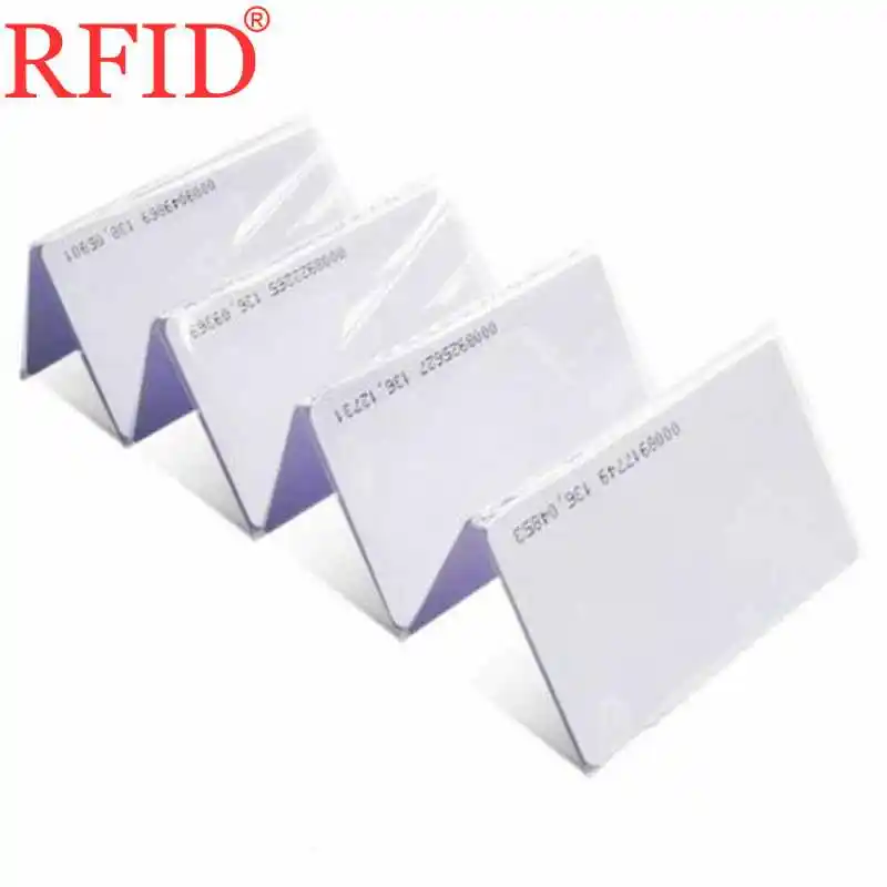 ID 125Khz EM4100 TK4100 Read Only White Card RFID Token Tag Back Door Token Access Control Tag Fast Shipping Fast Shipping 1pcs