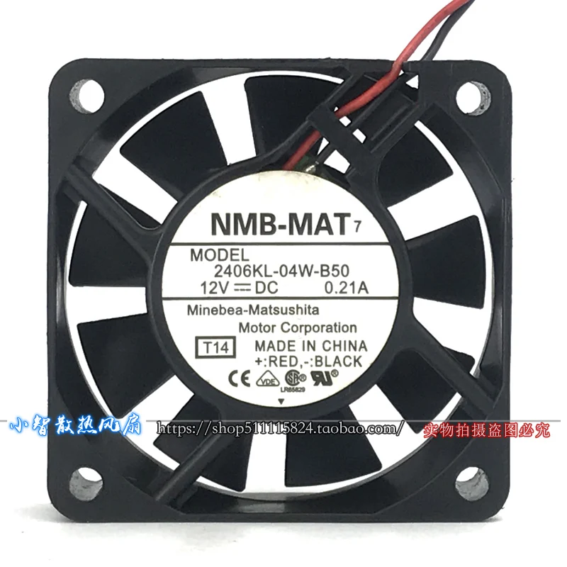 

New original NMB 6CM 12V 0.21A 6015 silent chassis power cooling fan 2406KL-04W-B50