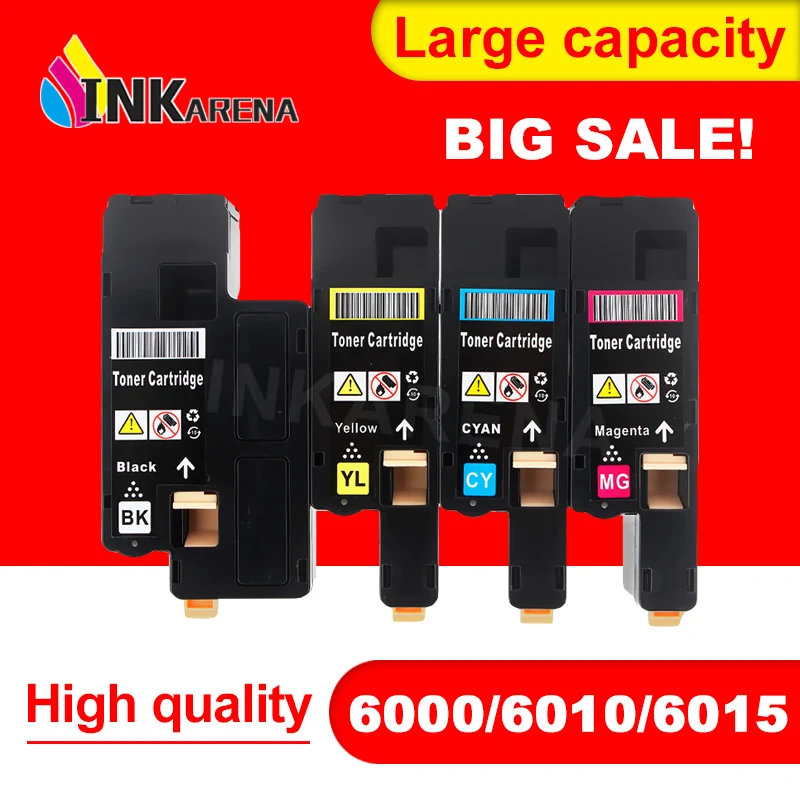 

INKARENA Compatible For Xerox Phaser 6000 6010 WorkCentre 6015 Color Toner Cartridge For 106R01630 106R01634 106R01631 Printers