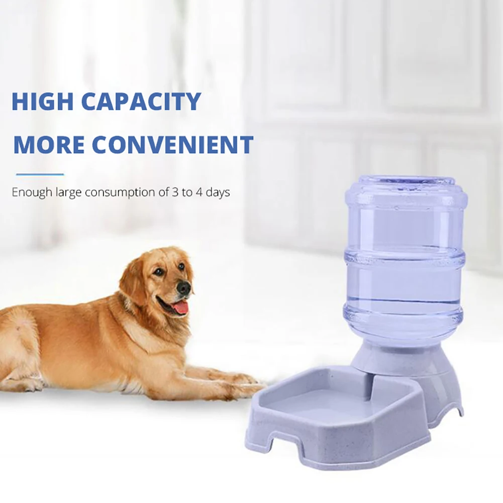 3.8L Pet Cat Automatic Feeders Plastic Dog Water Bottle Large Capacity Food Water Dispenser Cats Dogs Feeding Bowls