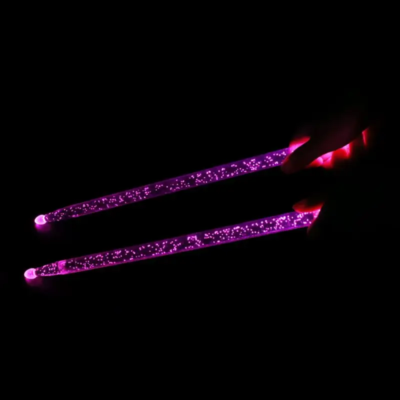 LED Acrylic Drum Stick Noctilucent Glowing Stage Performance Luminous Drumsticks