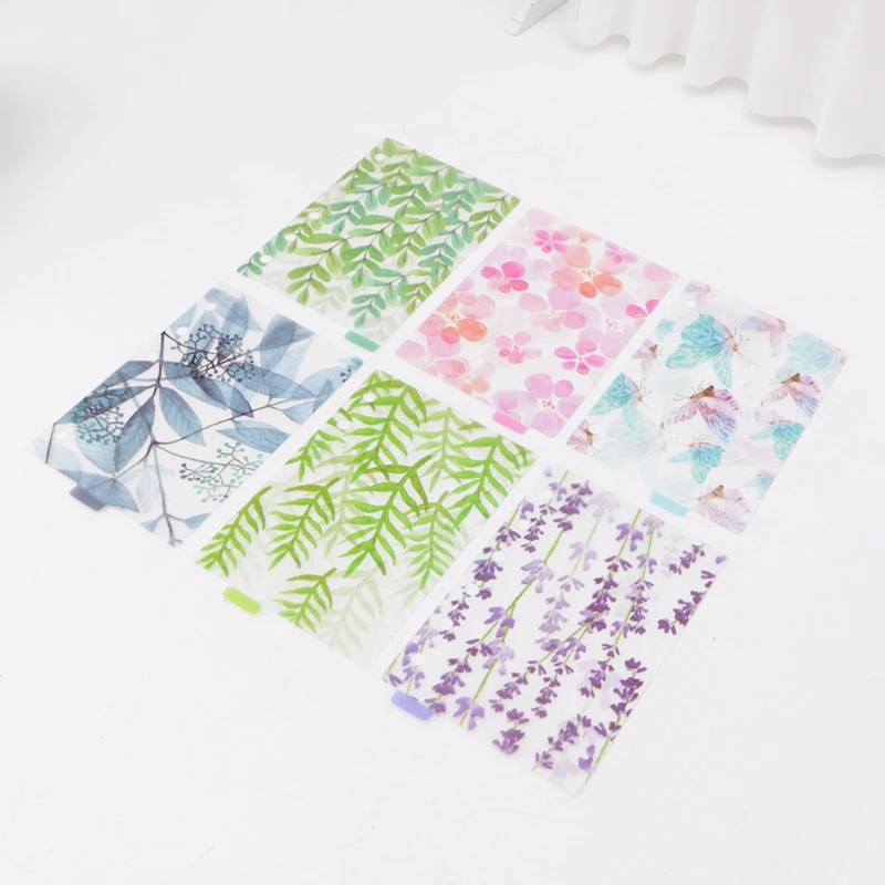 Catoon Clear Divider Index Pages Classified Sorter For 6-Holes Binder