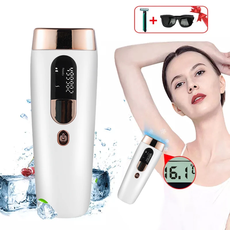 IPL Electric Laser Depilator For Women Bikini Body Facial Hair Removal Devices Painless Permanent Laser Hair Remover Machine