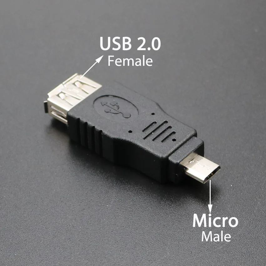 ChengHaoRan 마이크로/미니 USB 또는 USB 2.0 남성 여성 USB 플러그 잭 전원 커넥터 전화 이어폰 PC MP5 충전 어댑터