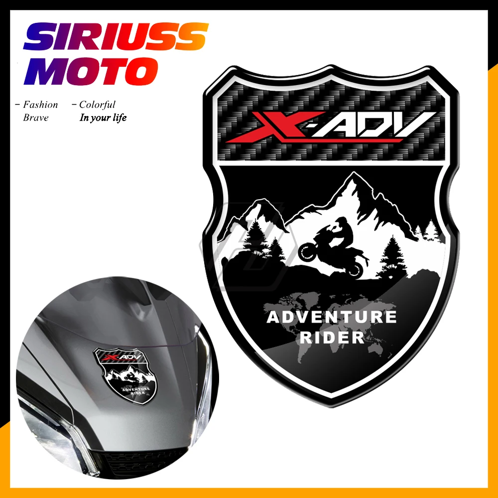 3D Motorcycle Sticker Case for HONDA X-ADV XADV 150 250 300 750 Adventure Rider Decals