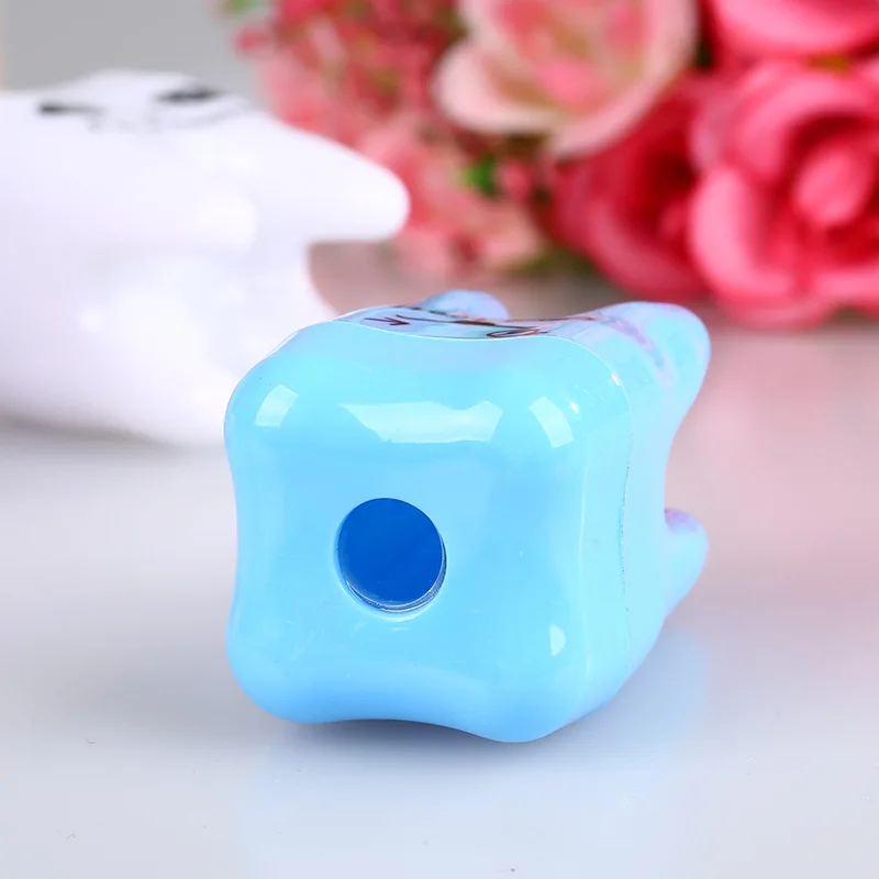 1 Pcs Cute Stationery Tooth Teeth Pencil Sharpener Material Escolar Pencil Cutter Knife School Supplies Papelaria