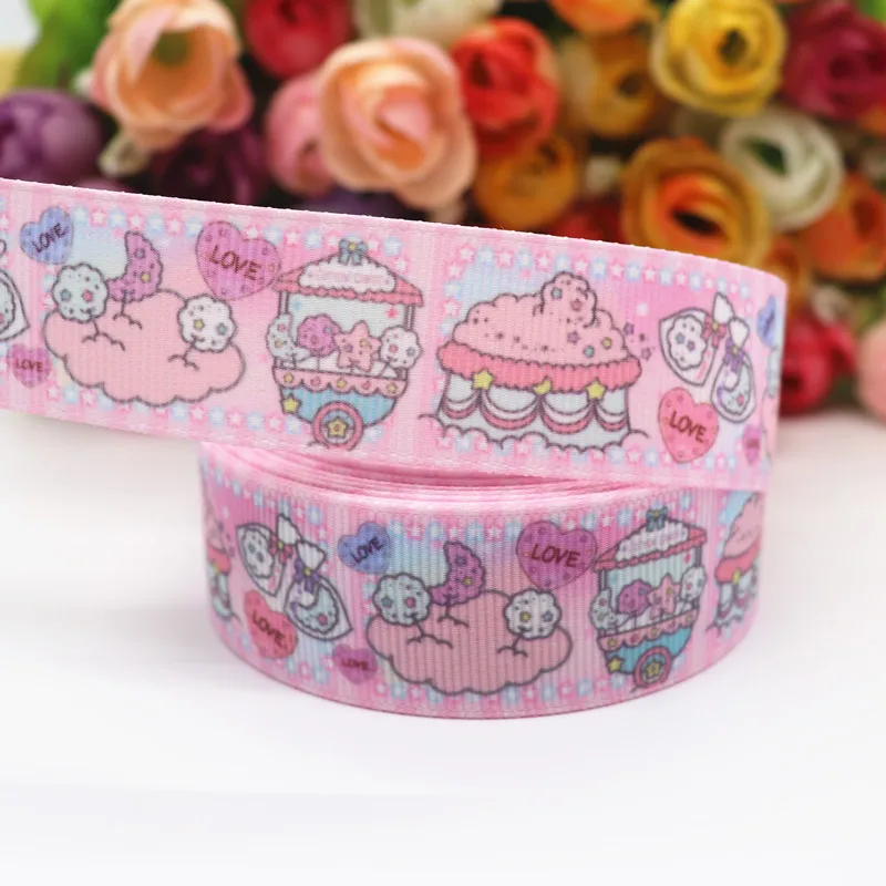 10 Yards 1'' 25MM Niedliche Tiermotive bedruckte Ripsbänder für Haarschleifen DIY Handarbeitsmaterial Y2020051501 – Detail 18