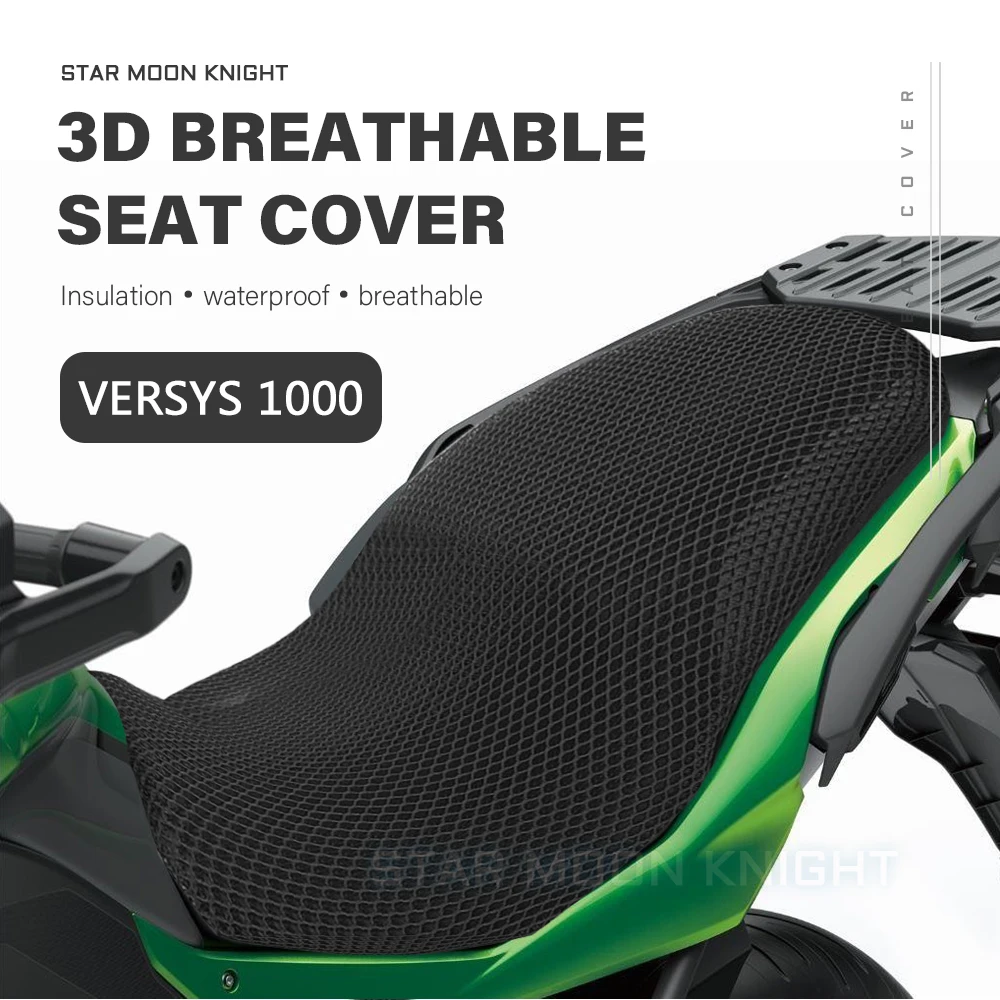 Motorcycle Accessories Protecting Cushion Seat Cover Fit For Kawasaki VERSYS 1000 VERSYS1000 ABS Nylon Fabric Saddle Seat Cover