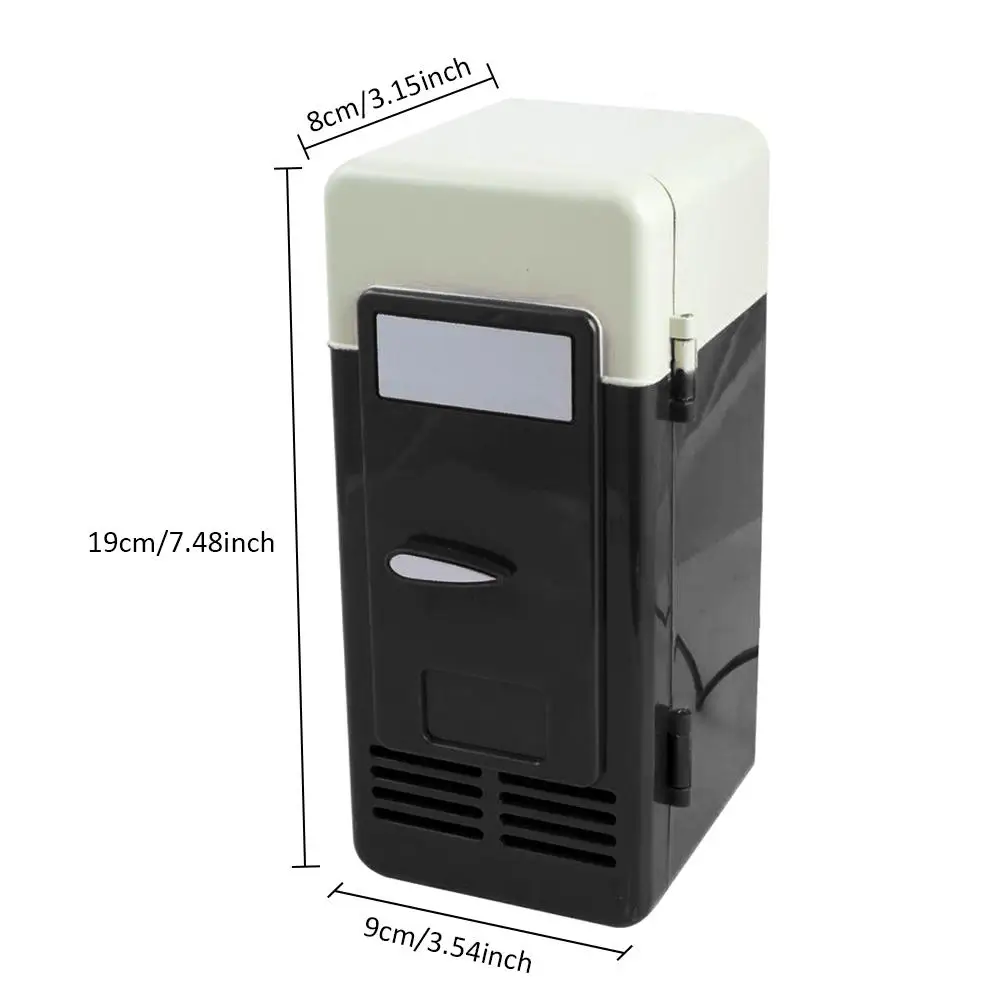 USB 5V Mini Fridge Portable Cooler Car Refrigerator For Auto Home Office Outdoor Picnic Travel Dropshipping