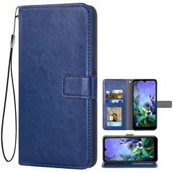 Flip Cover Leather Wallet Phone Case For LG Q6 Plus Q7 Alpha Q60 Q70 K4 2017 K8 2016 K9 K10 2018 K12 K20 K30 2019 K31 K40 K50