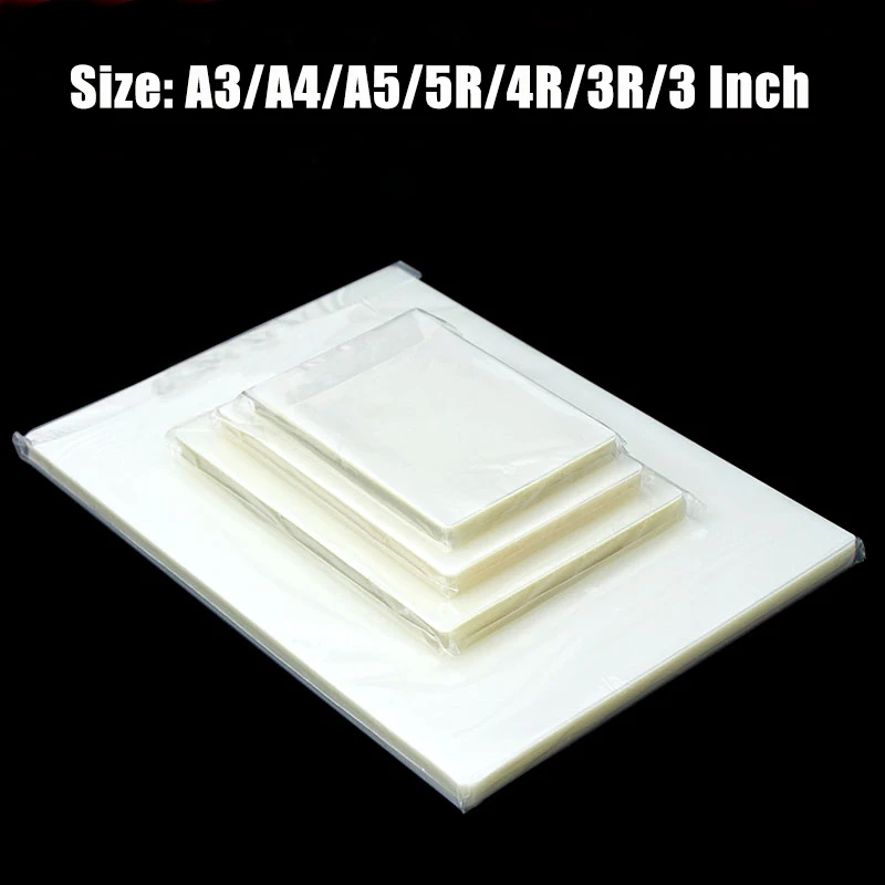 50MIC 60MIC 70MIC 80MIC A3 A4 5R 4R 3R Heat Laminating Pouch Film