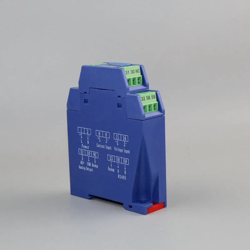 AC0-24V 48V 50V 60V 100V 200V 300V 400V 450V Ac Tensione Del Trasmettitore monofase V Trasduttore 4-20mA 0-10V 0-5V 0-20mA RS485
