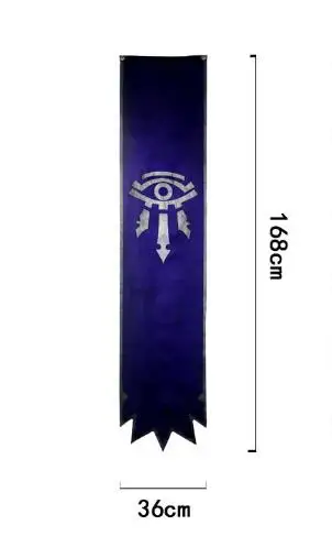 36x168cm WOW World War For Horde Alliance Banner Long Flag Wall Hanging KTV School Bar Home School Cosplay Party Decoration Gift