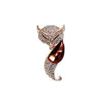PD BROOCH New Creative Fashion Fox Animal Brooch Hundred Matching Accessories Spot