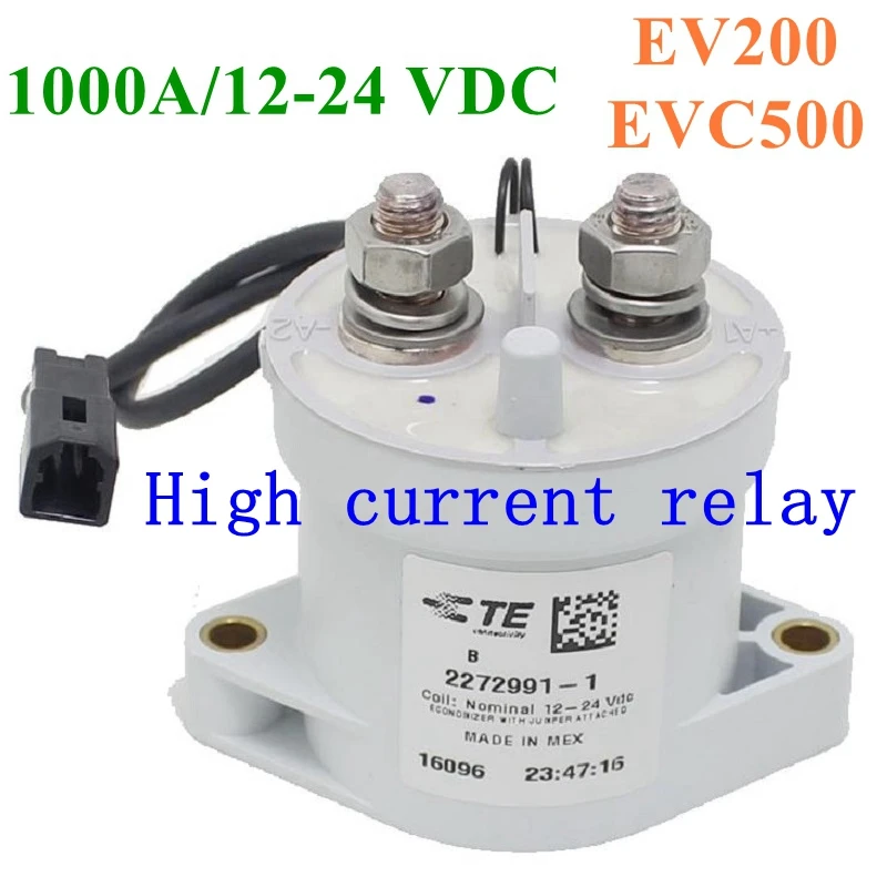 

1000A automotive relay 12V24V contactor high voltage DC high current electric vehicle EV200 EVC500 withstand voltage