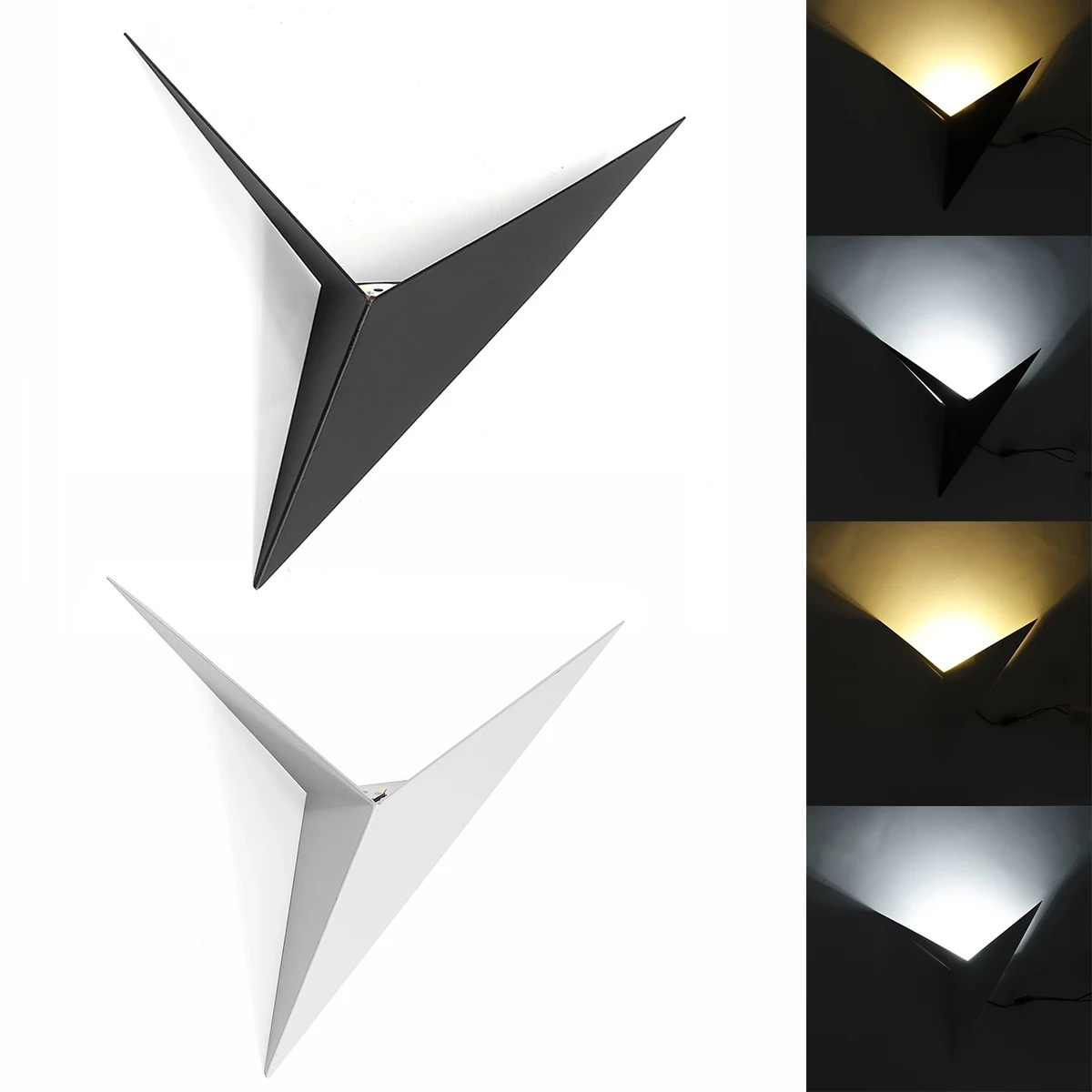Modern minimalist triangle shape LED Wall Lamps Nordic style Indoor Wall Lamps Living Room Lights 3W AC85-265V Simple Lighting