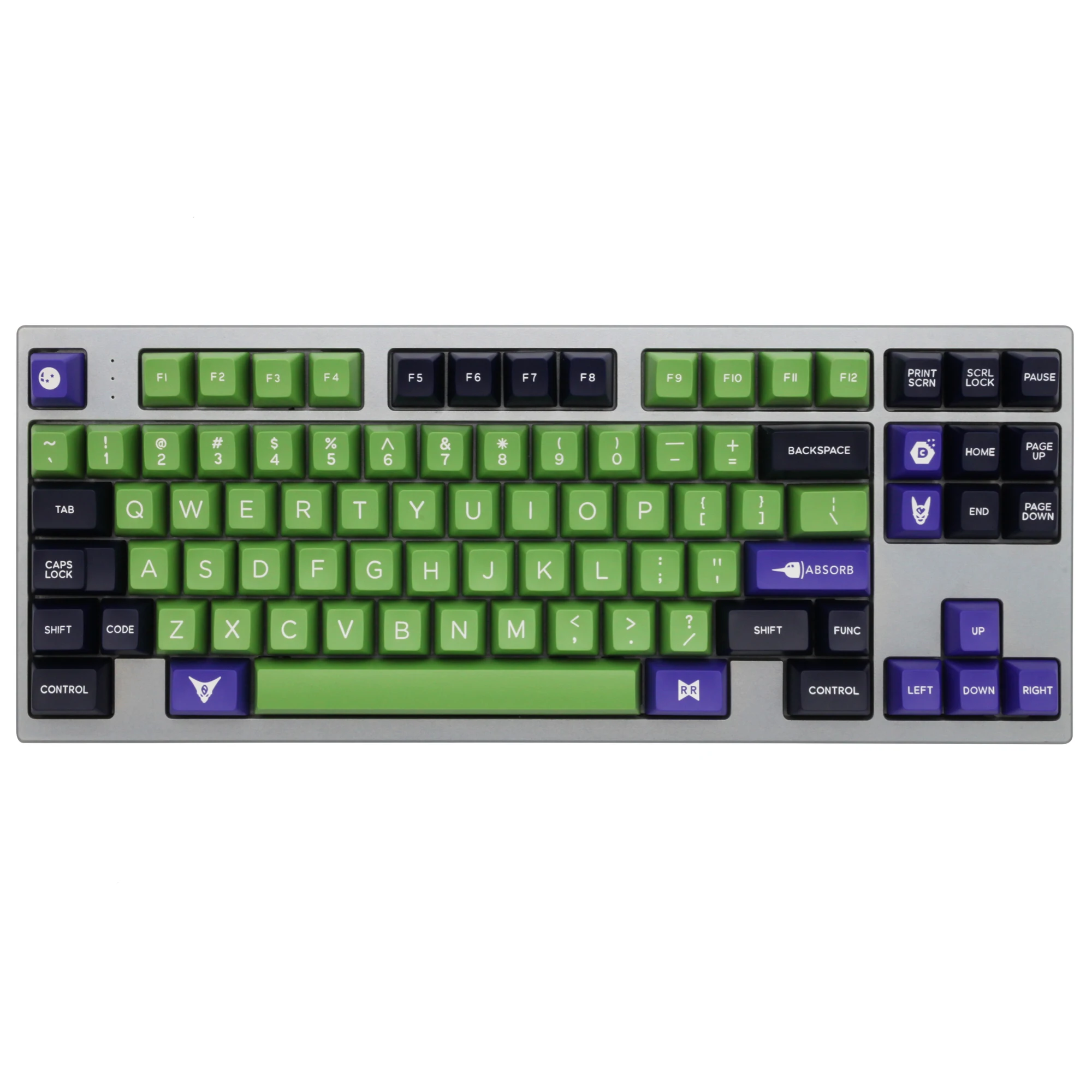 

Domikey SA abs doubleshot keycap set Cell SA for mx stem keyboard poker 87 104 gh60 xd64 xd68 xd84 xd87 bm60 bm65 bm68 Green