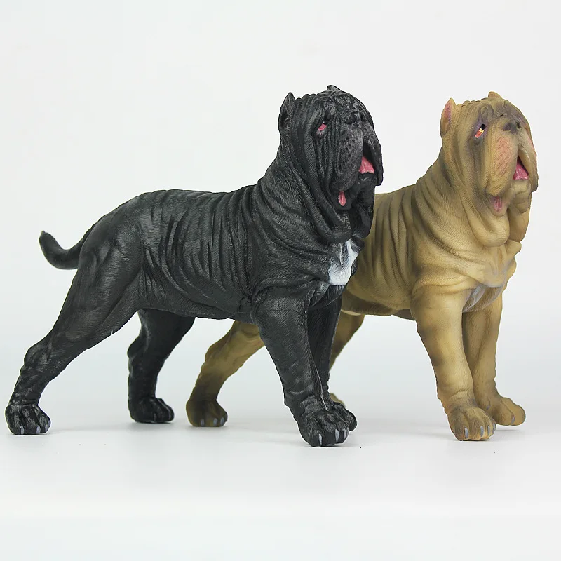 One Piece Real Life Dog Model Plastic New Polyton Gift Approximate Dimensions 22x10.6x16.5cm XF2775