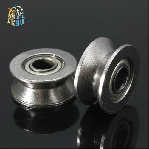 Imagen 2 del producto Rodamiento de bolas sellado con ranura en V, rodamiento de rodillos de guía de acero al carbono 624VV, 10 piezas, 20 piezas, 50 piezas, V624, para máquina de bordado