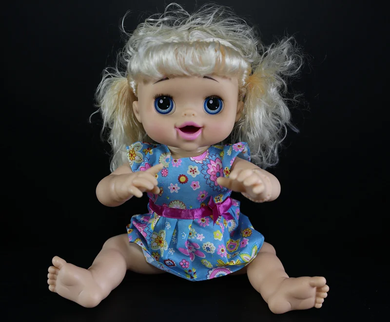 Reborn Baby Doll para recém-nascidos, pode comida real e bebida, leite e cocô de mixi, 40cm Feed, 30 Plus Phrases, Baby Dolls Real, presente, novo