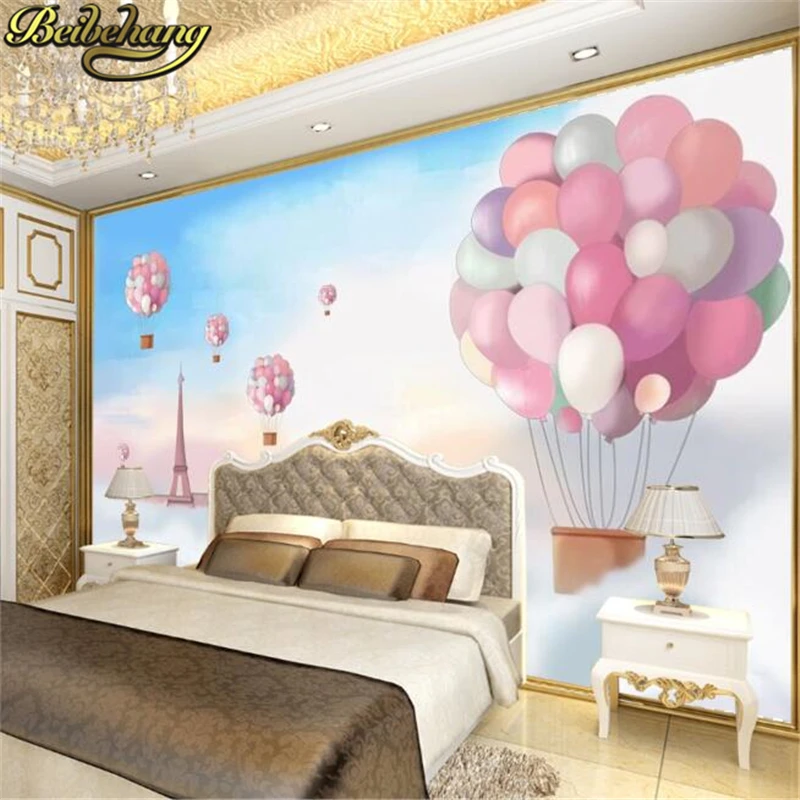 

beibehang custom papel de parede Cartoon balloon bedroom children's room background wallpaper 3d mural wall paper home decor