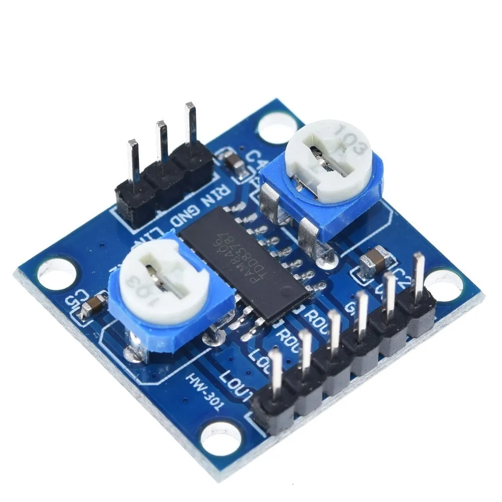 TZT 1/3/5PCS PAM8406 Digitaler Verstärker-Board mit Lautstärkepotentiometer 5Wx2 Stereo M70 – Detail 7