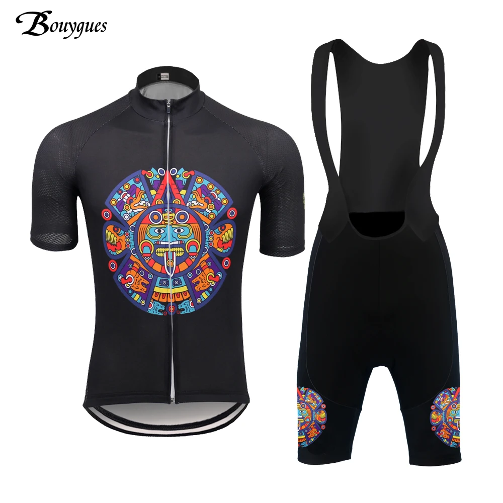 2021 Classic Men's Short-Sleeved Cycling Jersey Set Breathable And Quick-Drying Ciclismo Mountain Outdoor Sport Bike Sportswear