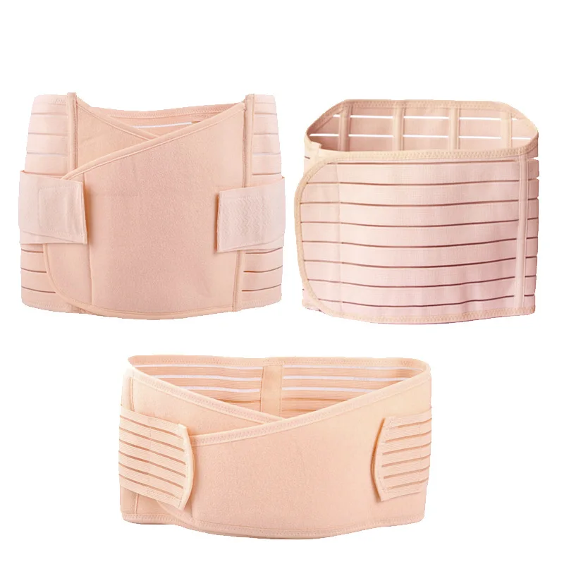 Comfort Postpartum Abdomen with Maternity Girdles Abdomen with Closed Gastric Band Pelvis Belt Three-piece Maternity Belly Band