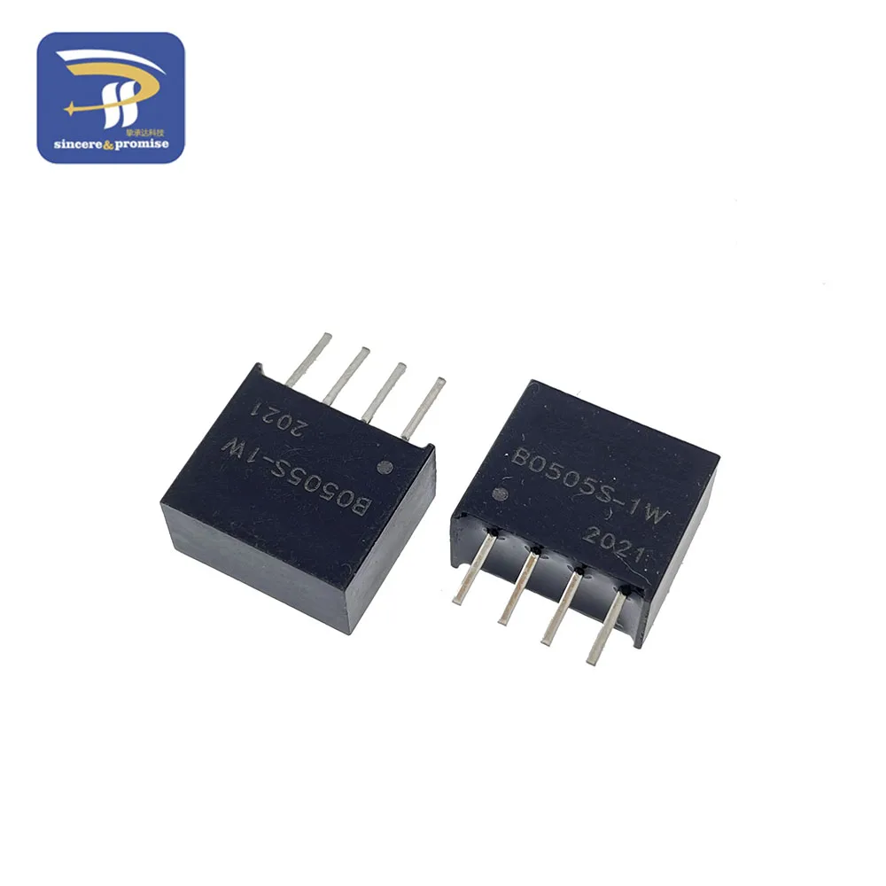 2/5/10PCS/LOT B0505S-1W Regulated Power Supply Module SIP-4 Isolating Switching Converter DC 5V To 5V