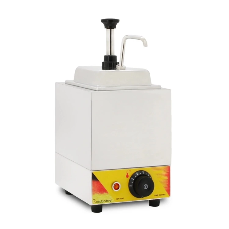Dispensador de alimentos elétrico comercial para queijo e molho, máquina de enchimento de molho de soja e compotas quentes