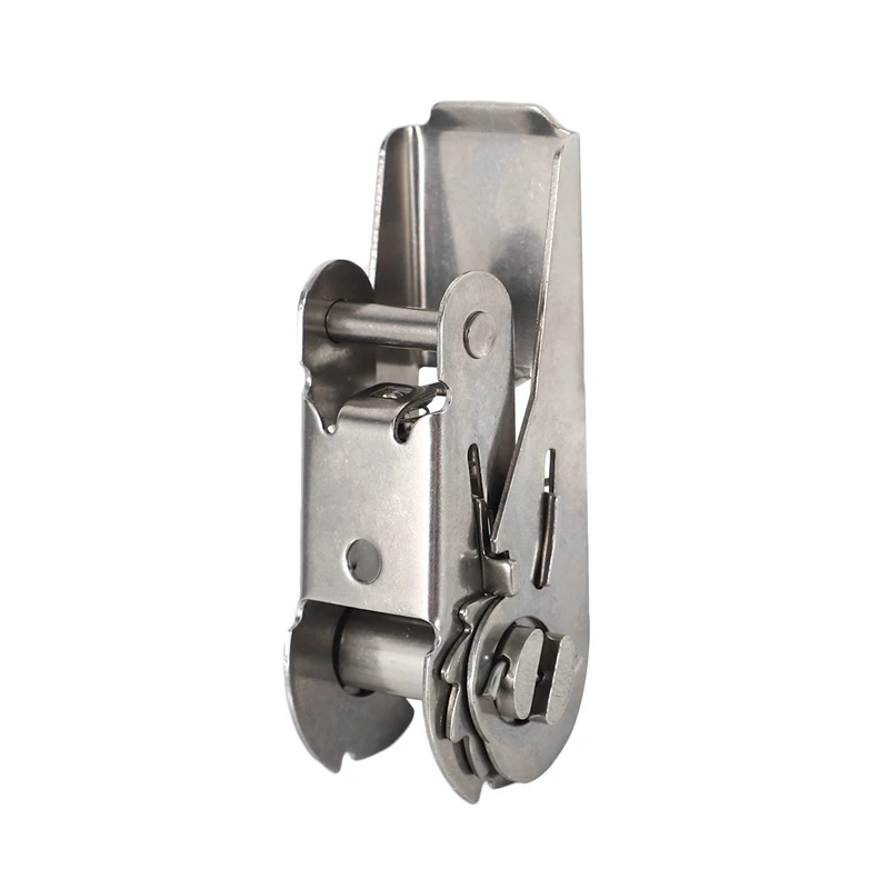 1pc 38X25mm Stainless Steel Rope Ratchet Buckle Tool Parts Tight Rope Tool