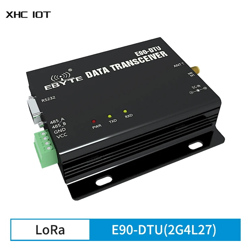 LoRa Module Wireless  Modem Transceiver Strong Anti-Interference 27dBm 7km FEC LBT 2.4GHz E90-DTU(2G4L27) XHCIOT Data Receiver