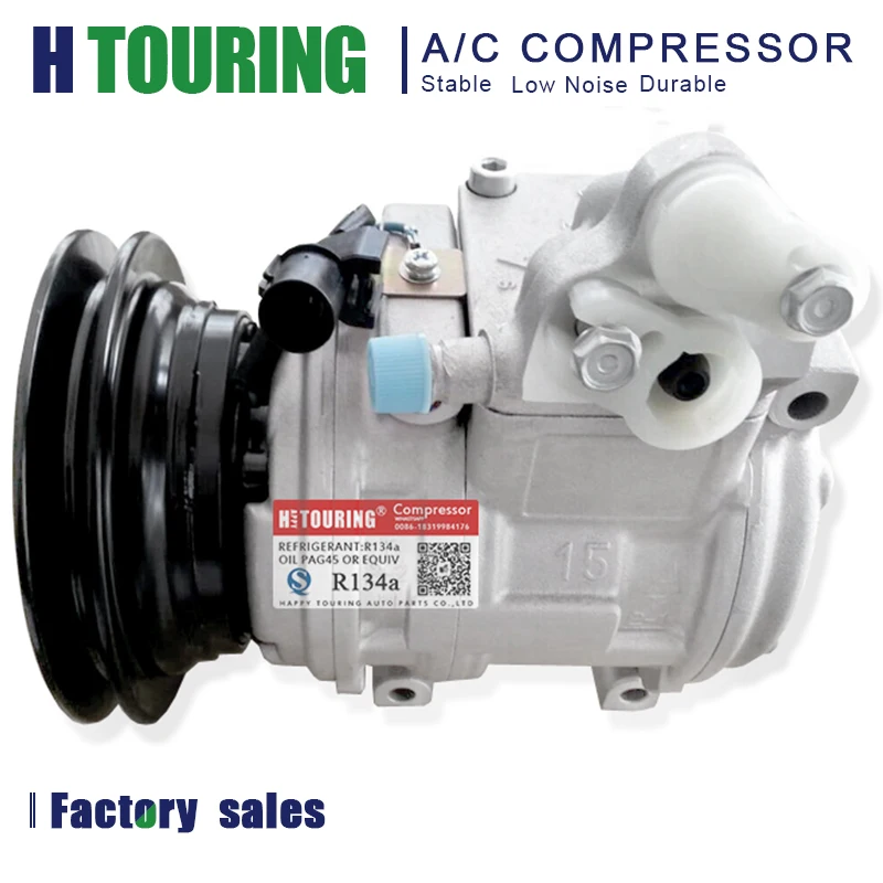 

For Car Toyota Land Cruiser 10PA17C AC Compressor 88320-60500 8832060500 447100-3030 4471003030 1PK