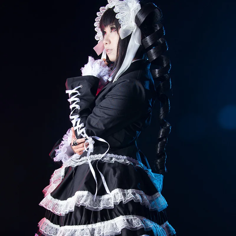 Dangan Ronpa Danganronpa Celestia Ludenberg Cosplay Kostuum Volledige Set Japanse Anime Halloween Kostuum Voor Vrouwen