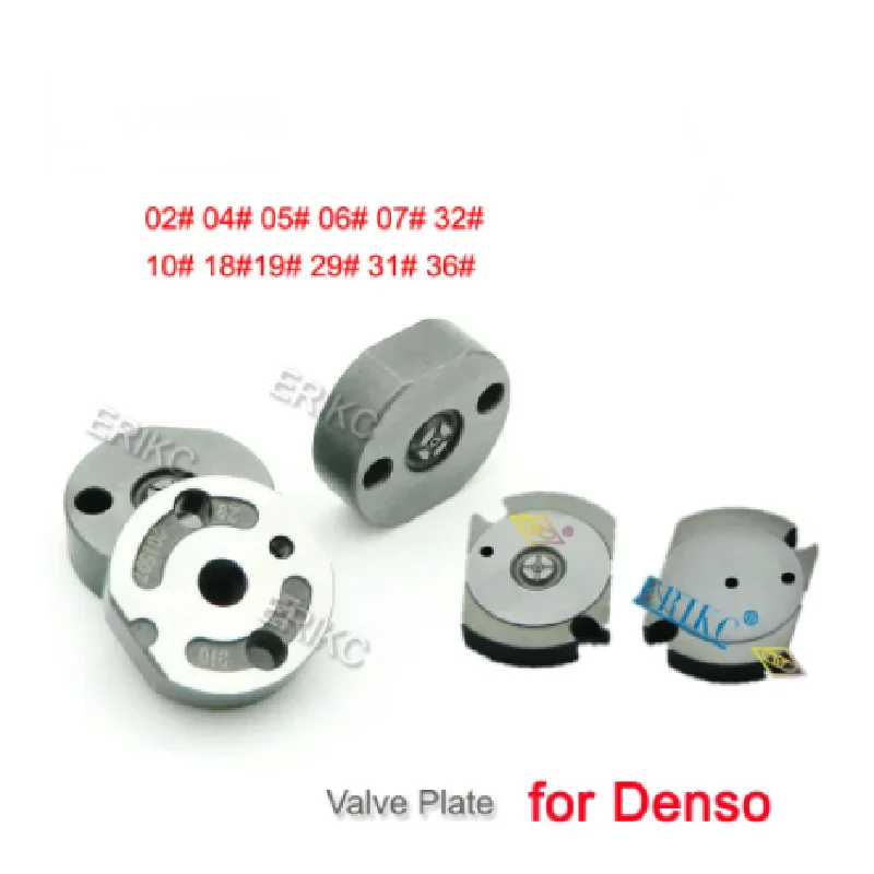 Control Valve Plate 02 03 04 05 06 07 10 12 18 19 22 23 29 31 32 36 Common Rail Injector Valve Orifice Plate for Denso Injectors