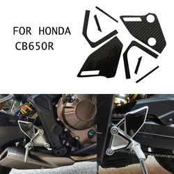 3D Printing Carbon Fiber Side Decals Tank Pad Gas Oil Sticker Motorcycles Decoration Accessories For Honda cb650r CB 650R