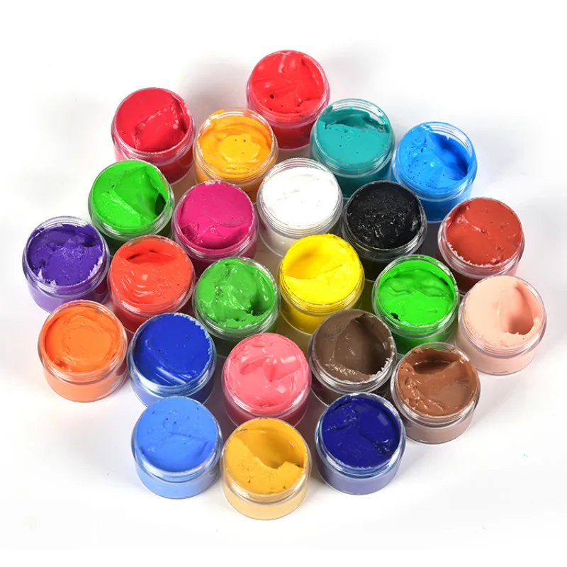 Ceramic art non-fired ceramic pigment silicon pigment with or without glaze white tire special hand-painted pigment 24 colors