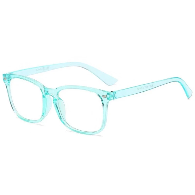 Retro Square Decorative Glasses Women Anti-Blue Light Computer Eyewear Big Size Reading Eyeglasses Frame Diopters +0+1+2+3.5+4