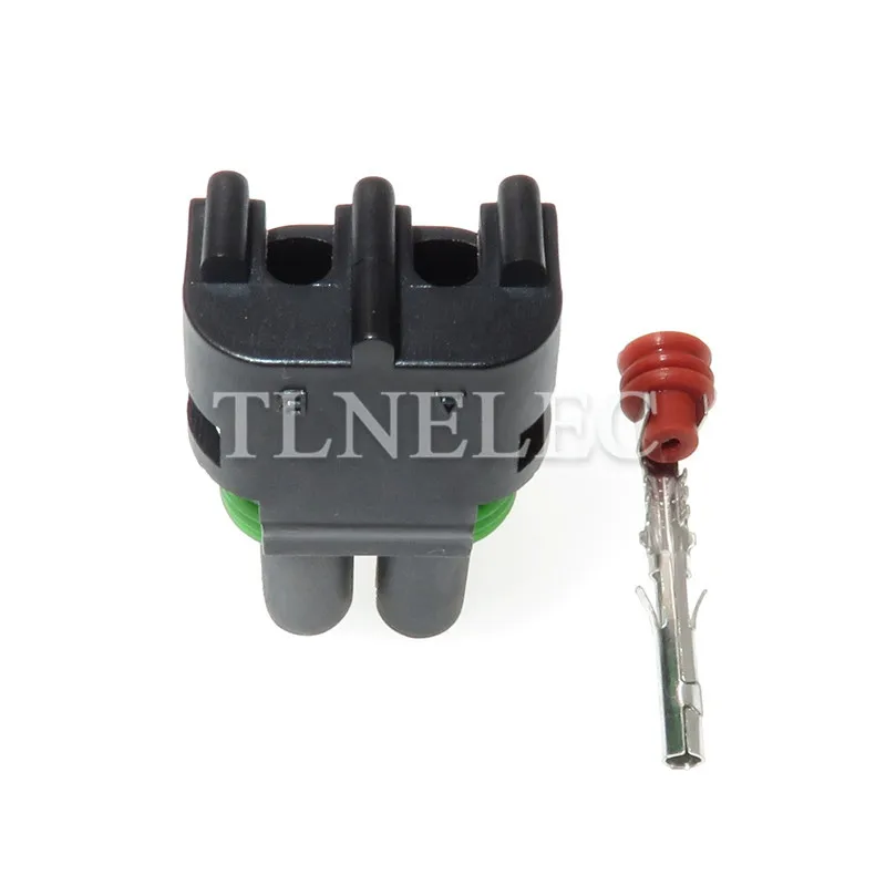 2 Pin Cách Nam Nữ Kín Kim Phun Ổ Cắm Chống Nước Đầu Cắm Ô Tô 12015792 12010973 Delphi GM