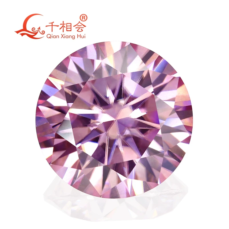 

Муассанит VVS, круглая огранка, цвет розовый, 0.1-6 карат, идеально подходит для ярких ювелирных изделий