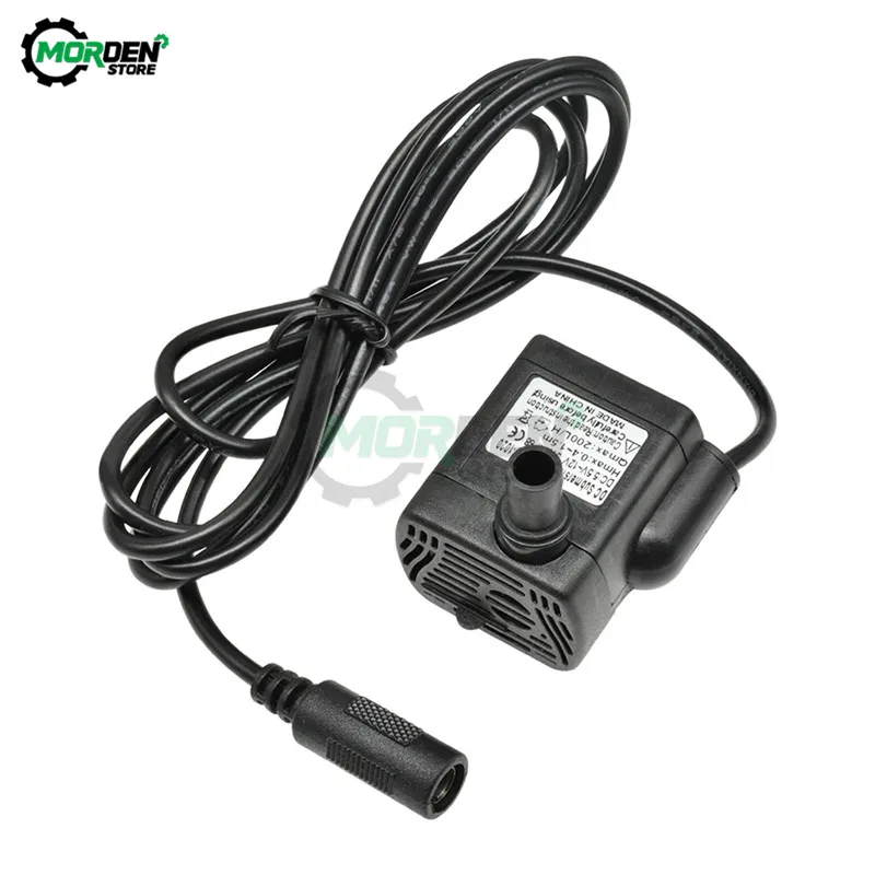 200L/H Ultra-quiet DC 5V 12V 3W Flow Rate Waterproof Brushless Pump Mini Submersible Water Pump Solar Micro USB Submersible Pump