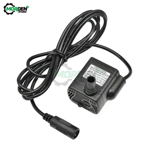 Mini bomba de agua sumergible ultrasilenciosa, 200l/H, 5V, 12V, 3W, velocidad de flujo, impermeable, sin escobillas, Solar, Micro USB