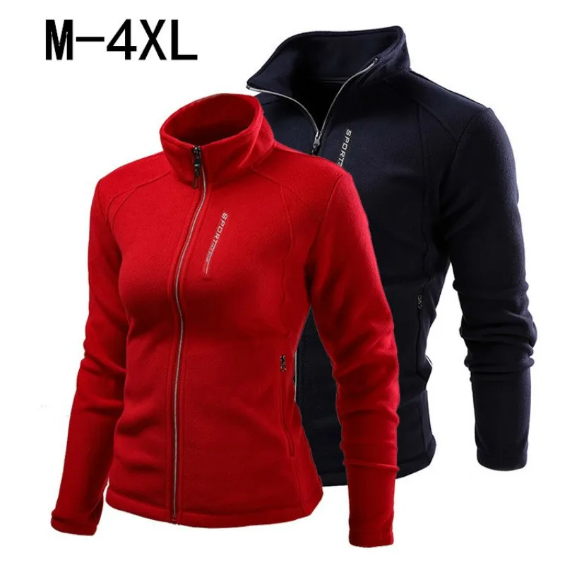 

Spring Autumn Fleece Jacket Tops Men Women Outdoor Hiking Climbing Travel Windproof Warm Coat Winter Jacket Thermal Fleece Liner