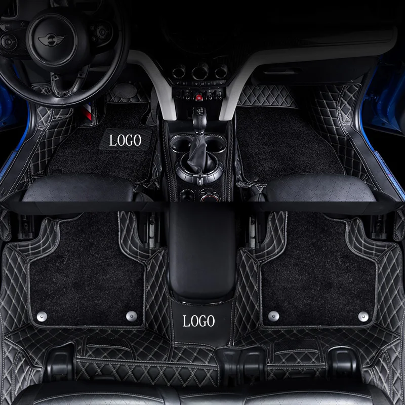 Left Rudder CarFloor Foot Mats Carpet Anti-slip Foot Pad For MINI Cooper R56 R57 F55 F56 F57 F54 CLUBMAN F60 R60 COUNTRYMAN