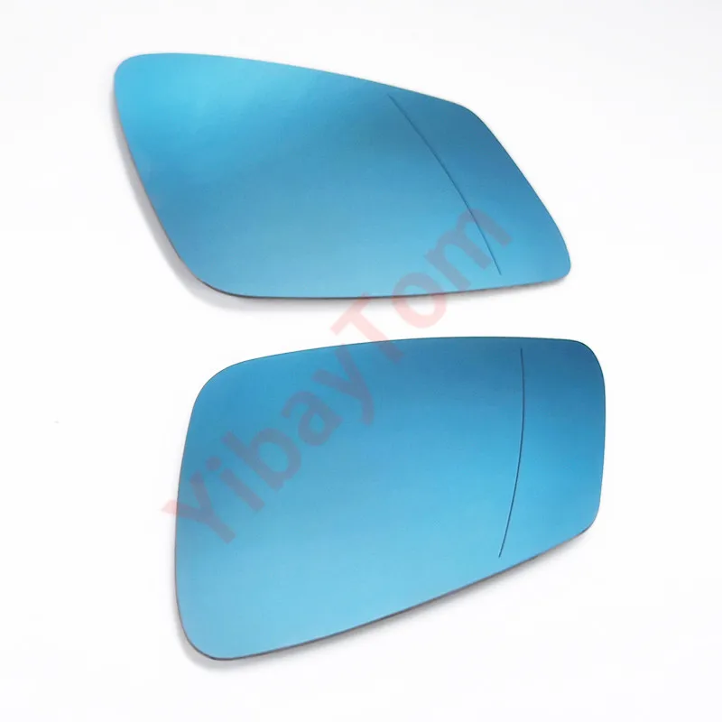 SENZEAL Vetro dello Specchietto Lato Passeggero Destro Riscaldato con Piastra Portante per BMW F01 F07 F10 F11 F20 F21 F22 F30 F31 F32 F34 F36 i3 51167285006 51167285005 (Destro